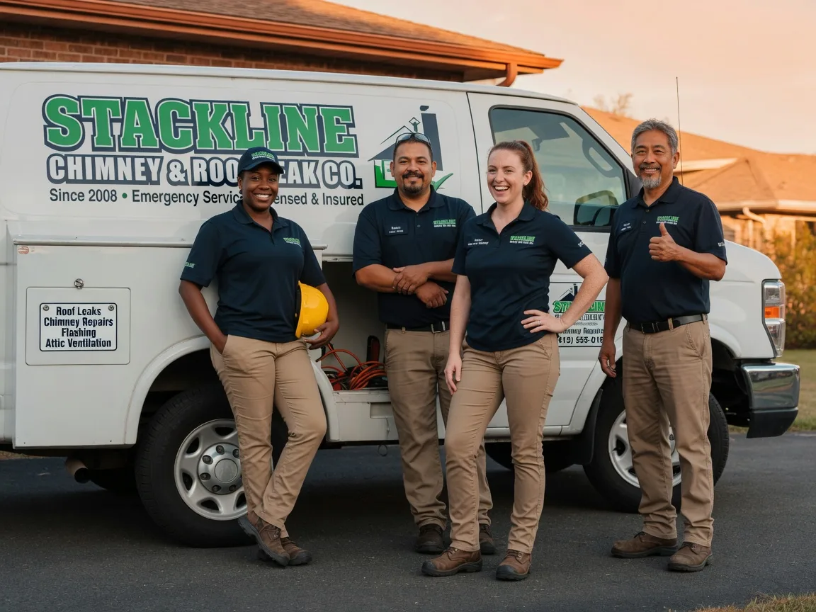 Chimney flashing repair company in Empire, MI